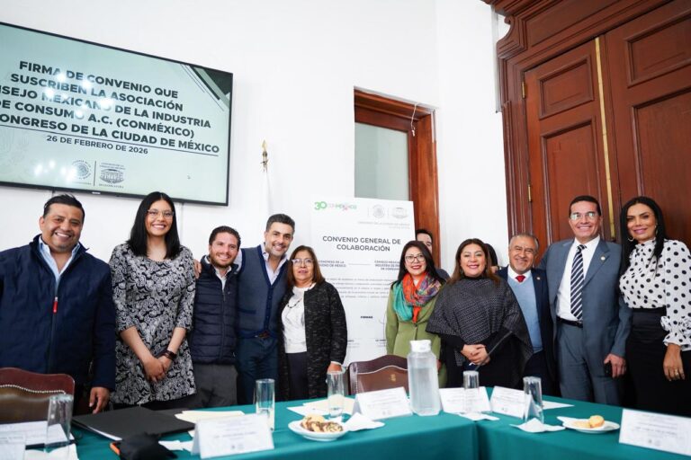 Convenio de colaboración ConMéxico y el Congreso de la Ciudad de México